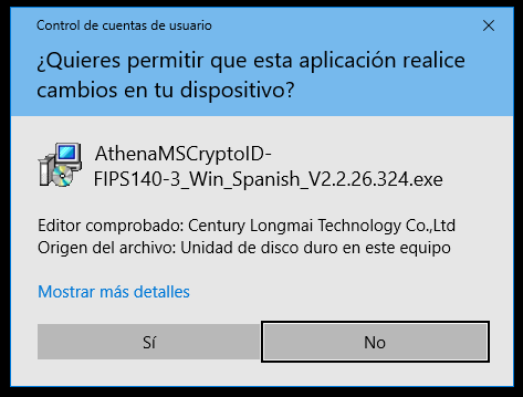 Ejecutar instalador